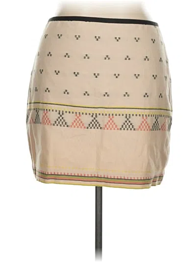 Pre-owned Madewell Casual Skirt In Tan
