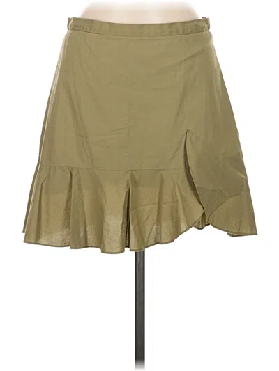 Pre-owned Madewell Casual Skirt In Tan