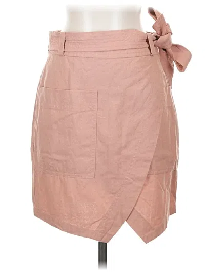 Pre-owned Madewell Casual Skirt In Tan