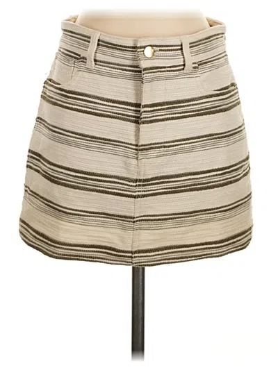 Pre-owned Madewell Casual Skirt In Tan