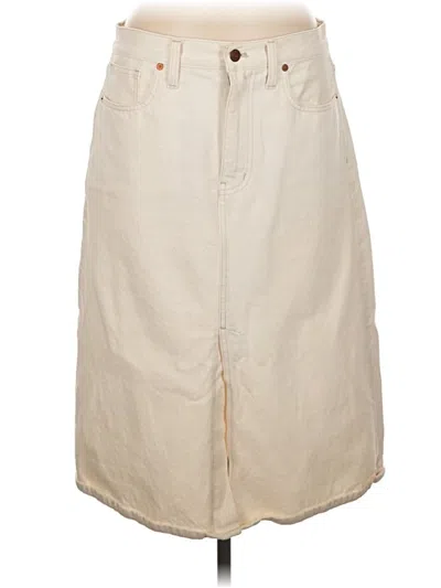 Pre-owned Madewell Casual Skirt In Tan
