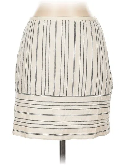 Pre-owned Madewell Casual Skirt In White