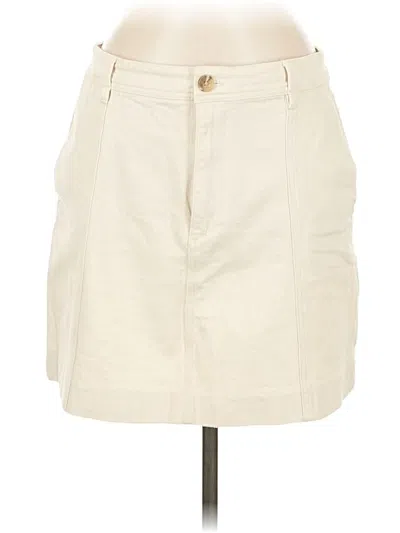 Pre-owned Madewell Casual Skirt In White