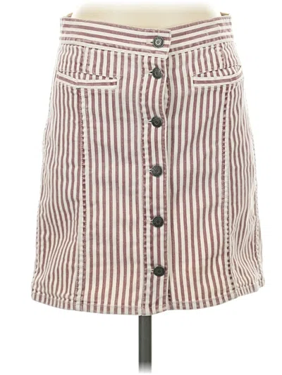 Pre-owned Madewell Casual Skirt In White