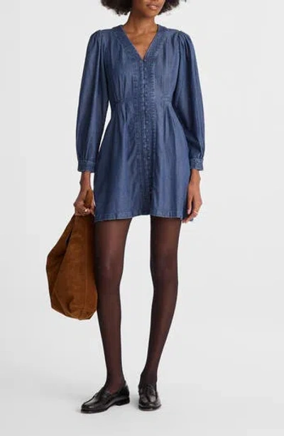 Madewell Chrissy Annandale Wash Long Sleeve Dress