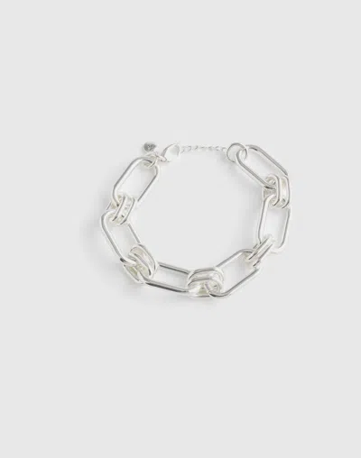 Madewell Chunky Chain Bracelet In Silver
