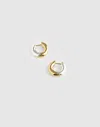 Madewell Chunky Donut Huggie Hoop Earrings