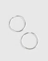 Madewell Chunky Large Hoop Earrings In Gold