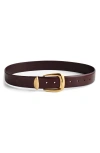 Madewell Chunky Metal Statement Belt In Chocolate Raisin
