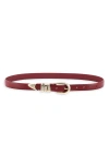 Madewell Chunky Metal Leather Belt