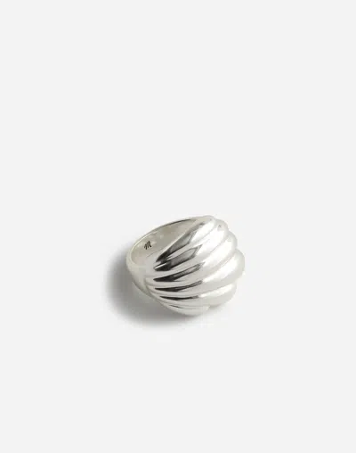 Madewell Chunky Seashell Ring In Metallic