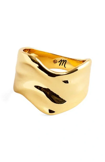 Madewell Chunky Wavy Ring In Gold