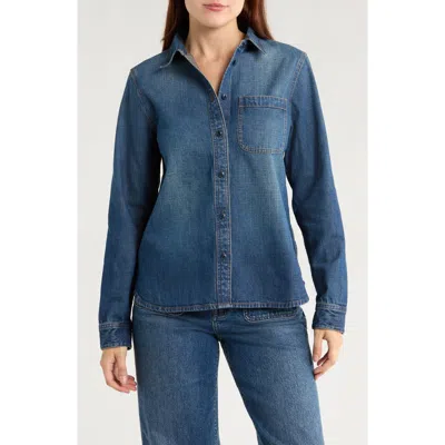 Madewell Classic Denim Shirt In Blue