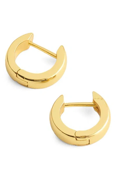 Madewell Classic Huggie Hoop Earrings In Gold