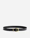 Madewell Classic Leather Belt In True Black
