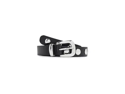 Madewell Clean Western Belt Belts True Black Multi: Xl