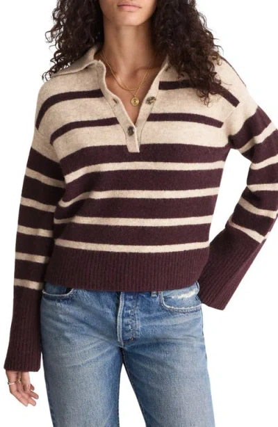 MADEWELL MADEWELL CLOUDSOFT POLO SWEATER