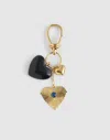 Madewell Cluster Heart Bag Charm In Gold