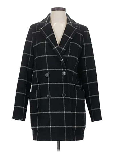 Pre-owned Madewell Coat In Black