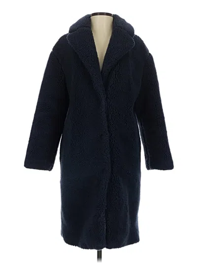 Pre-owned Madewell Coat In Blue