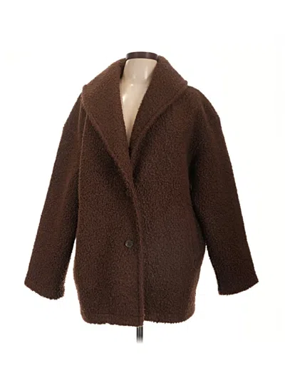 Pre-owned Madewell Coat In Brown