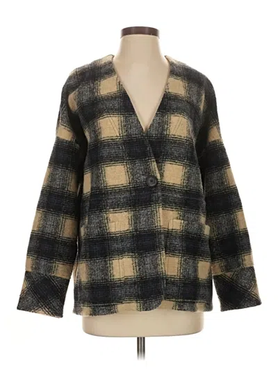 Pre-owned Madewell Coat In Gold