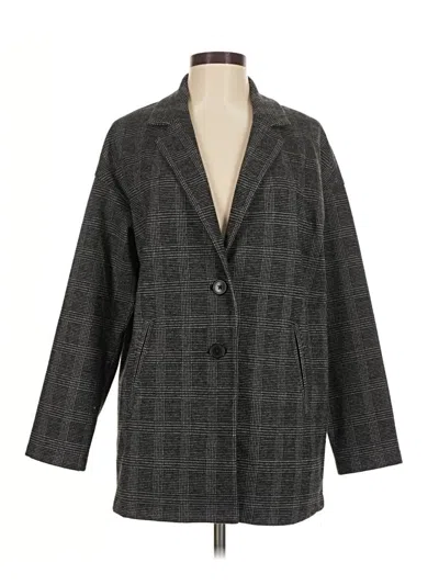 Pre-owned Madewell Coat In Gray