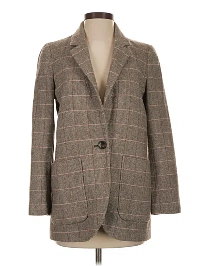 Pre-owned Madewell Coat In Gray
