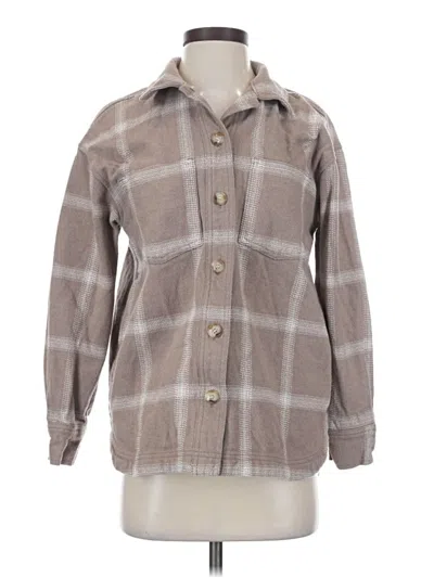 Pre-owned Madewell Coat In Gray
