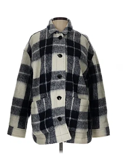 Pre-owned Madewell Coat In Gray