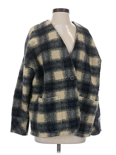 Pre-owned Madewell Coat In Gray