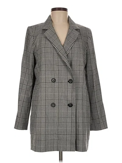 Pre-owned Madewell Coat In Gray
