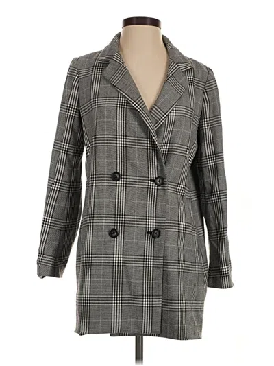 Pre-owned Madewell Coat In Gray