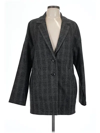 Pre-owned Madewell Coat In Gray