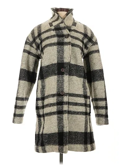 Pre-owned Madewell Coat In Gray