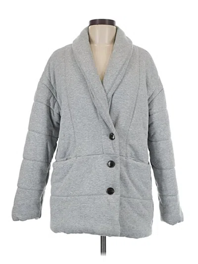 Pre-owned Madewell Coat In Gray