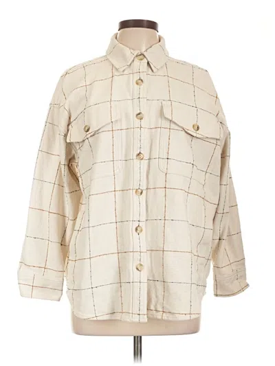 Pre-owned Madewell Coat In Ivory