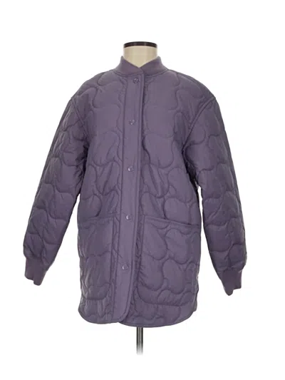 Pre-owned Madewell Coat In Purple
