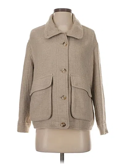 Pre-owned Madewell Coat In Tan