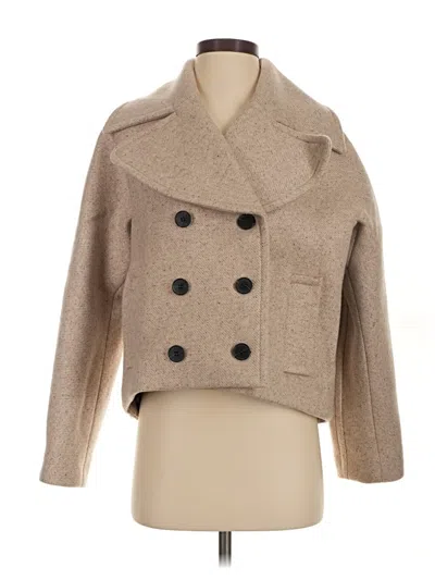 Pre-owned Madewell Coat In Tan