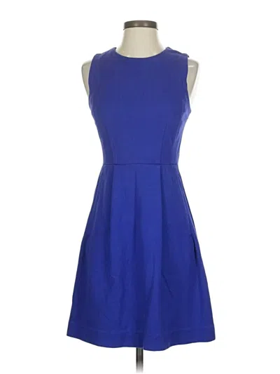Pre-owned Madewell Cocktail Dress In Blue