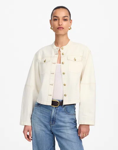 Madewell Cocoon-sleeve Jean Jacket In Vintage Canvas