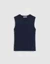 Madewell Compact Shell Tank In Blue
