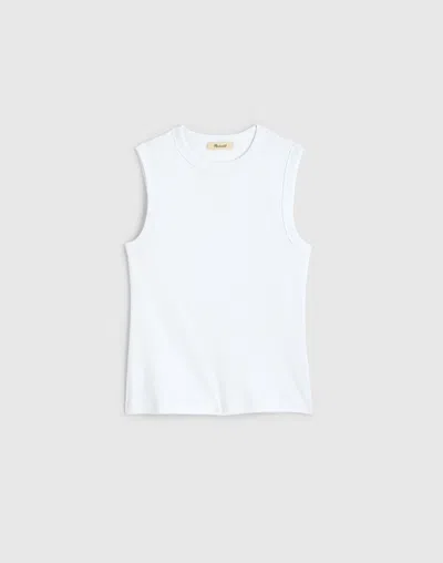 Madewell Compact Shell Tank In White