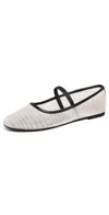 Madewell Cosme Elastic Mary Jane Flats Ecru Multi