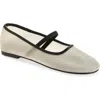 Madewell Cosme Elastic Mary Jane Flats Ecru Multi In Ecru Multi