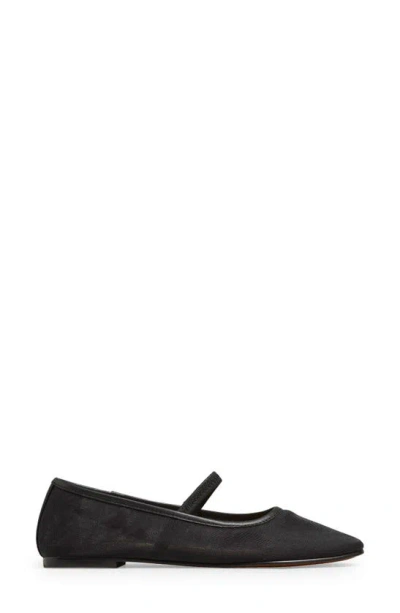 Madewell Cosme Mary Jane Flat In True Black