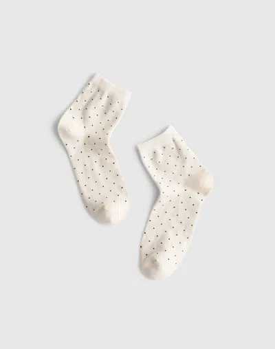Madewell Cotton Ankle Socks In White