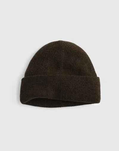Madewell Cotton Beanie In Brown