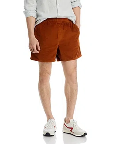 Madewell Cotton Bubble Cord Shorts In Warm Coffee